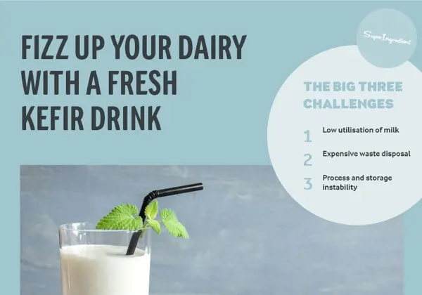 Fizz up your diary with a fresh kefir drink