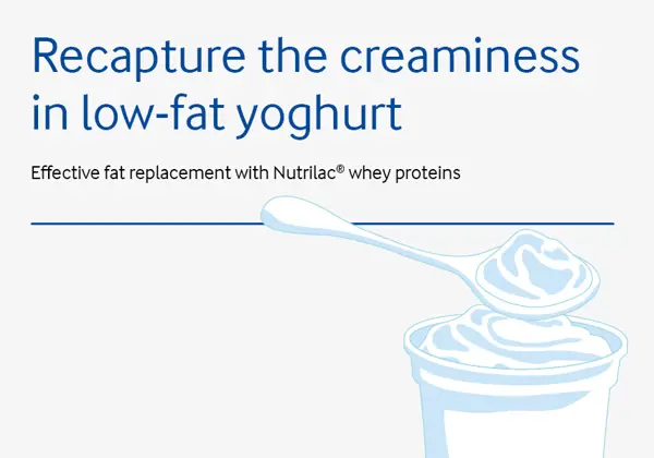 Recapture the creaminess in low-fat yoghurtRecapture the creaminess in low-fat yoghurt