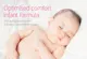 Optimized comfort infant formula with alpha-lactalbumin and whey protein hydrolysates brochure